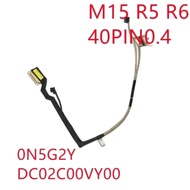 LCD Screen Cable For Dell Alienware M15 R6 R5 240Hz 360Hz 0N5G2Y DC02C00VY00