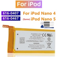616-0467 Battery new Replacement Battery For ipod Nano5 5G 5th Generation MP3 Li-Polymer Rechargeabl