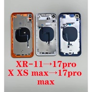 Convertor Housing For iPhone XR To 17 Pro 11 Like 17 Pro X XS Max Convert to 17 Pro Max Backshell Re