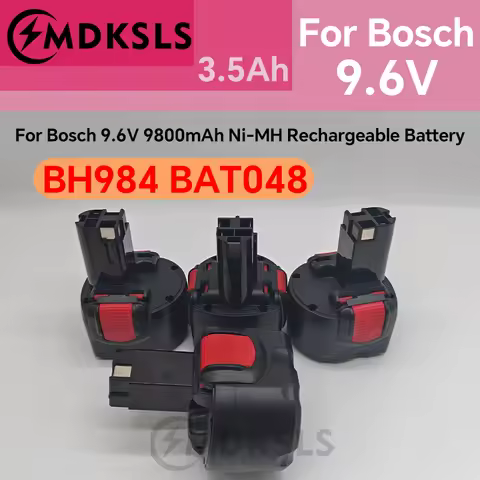 2026 New BAT048 for Bosch 9.6V 3500mAh Ni-MH Rechargeable Battery Power Tools Battery for Bosch PSR