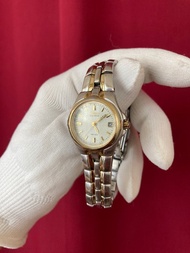 CITIZEN 金色 Eco-Drive 光動能 防水WR 100 古董錶