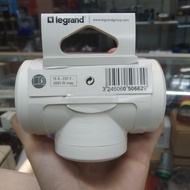 MANTAP LEGRAND WHITE GROUND PLUG 16A 3 WAY ADAPTER ELECTRICAL PLUG T PLUG