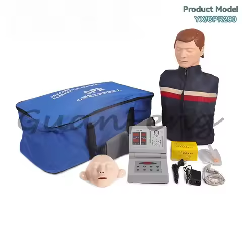 Half Body Adult CPR Training Manikin First Aid Training Model Teaching Dummy Professional Nursing Tr