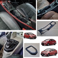 proton persona new 2016-2024 car gear shift panel frame cover garnish forged carbon fiber accessorie