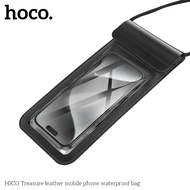 Hoco HX53 waterproof mobile phone bag, size 7.2 inches, with strap