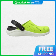Crocs(ครอคส์) | รองเทาแตะเดก/ 205964-3T3/ Kids LiteRide Clog Lime Punch Black