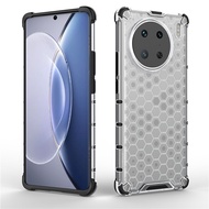 Honeycomb Armor Shockproof Case For VIVO X90 X80 X70 X60 Pro Plus Soft Bumper Hard Clear Phone Cover