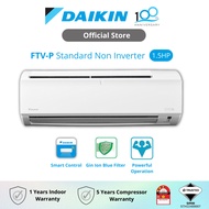 DAIKIN Standard Non Inverter Air Conditioner FTV-P R32 (1.5HP) FTV35PB/RV35PB-3WM