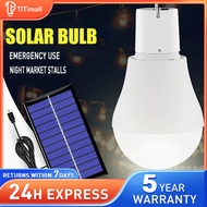 Solar Light Waterproof USB Charged Hanging Emergency Sunlight Powered Lamp Solar Bulb Light Outdoor 