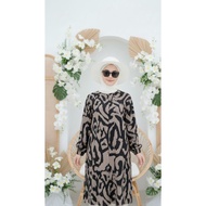 (A) BLOUSE CORAK Aloha Hawaii Beach Dress girl fashion Spring And Summer Floral Dress