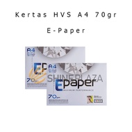 A4 HVS Paper 70gr 70gsm E Paper - White Photocopy Printing Paper 70 grams gsm EPaper