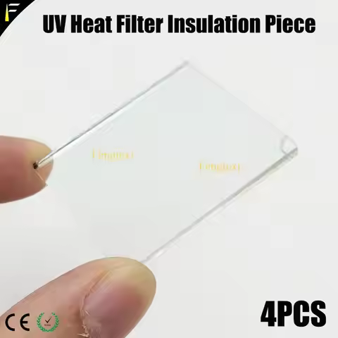 4pieces Moving Beam Light Spot 7R 230 16R 330 17R 350 40x40mm 52x40mm UV Heat Filter Insulation Piec