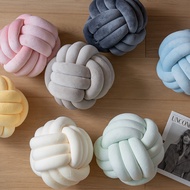 Ins Style Knot Pillow Sofa Living Room Creative Knot Bedside Bed Round Back Cushion Knotted Ball Pil
