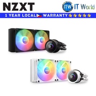 NZXT CPU Cooler Fan AIO Kraken 280 RGB Black/White Liquid Cooler | itw
