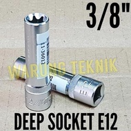Available JTC 36012 STAR DEEP SOCKET E12 WOMEN'S STAR SOCKET WRENCH 3/8"DR LENGTH