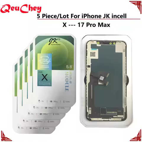 Wholesale 5 Piece JK incell For iPhone X XR Max XS LCD Display Touch Screen Assembly For 11 12 13 14
