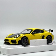 [Ready Stock Unit] [Shipment] MINICHAMPS Porsche CAYMAN GT4 RS 2024, 1: 18, Racing Yellow, Alloy Ful