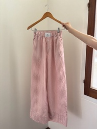 villie Lazy pants กางเกงขายาว ลายทาง stripe boxer pants สุดน่ารัก ใส่สบาย มี 2 ไซส์