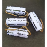 Elco Capacitor 47uf 160v CE-W Vintage Lawas Antik Original