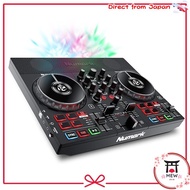 Numark DJ controller with built-in speakers, Serato DJ Lite included, streaming LED lights, built-in