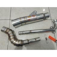 1 set RL SUPER OPEN PIPE 51 MM FOR WAVE, KRISS, XRM, RUSI, LEGEND, SMASH, EX5