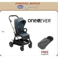 Chicco One4Ever Auto Fold Two Way Facing Stroller with 2 Seat 0-22kg