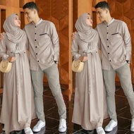 Gamis Syari Muslimah Keluarga Baju Couple Muslim Pasangan Terbaru Ori
