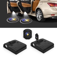 2Pcs Universal Wireless Car Door Welcome Light Logo LED Laser Ghost Shadow Projector Lamp for Proton