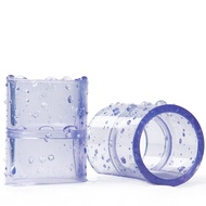 1PC 63-110MM Blue Transparent PVC Coupling Pipe Connector PVC Joint Thicken Aquarium Fish Tank Fitti