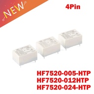 100% New Relay HF7520-005-HSTP HF7520-0125-HSTP HF7520-024-HSTP HTP 9V 12V 4PIN 16A Set Of Normally 