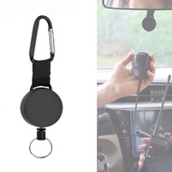 1PCS Retractable CB Radio Microphone Hanger Car Platform Retractable Tether Heavy Duty for Baofeng W