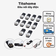 22-20AWG 2-lead Electrical Wire Connector connects wires as desired without soldering, convenient