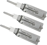 ล็อคหยิบเครื่องมือสแตนเลส Master Key Decoder LOCK Pick SS001 Pro เครื่องประดับทํา Charms Key CRAFT ค