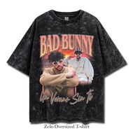 Bad Bunny Vintage Tee T-shirt Oversize Washed/T-shirt Oversize Bad Bunny
