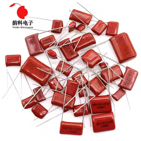 10PCS 63V 100V 250V 400V 450V 630V 2000V CBB Polypropylene film capacitor 101 103 104 105 125J 221 2