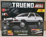 Toyota Sprinter Trueno AE86 組裝誌 2022 創刊號 (全新盒略損)