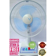 Maspion Desk Fan F-23D Kipas Angin Meja 23cm (9 inchi) 25W - Biru