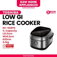 Toshiba RC-10IRPS 1L Low GI Rice Cooker with Binchotan PFA Non-Stick Coating 3mm 7-layer Inner Pot