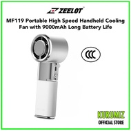 ZEELOT MF119 Portable High Speed Handheld Cooling Fan with 9000mAh Long Battery Life