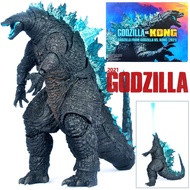 Godzillas 2021ภาพยนตร์นิวเคลียร์ฉีดพลังงานไฟ Godzilla Articulated Monster PVC ตุ๊กตาแอคชั่นของสะสมโมเดลตุ๊กตาของเล่น
