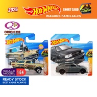 Hot Wheels 2026 Wagons '94 Audi Avant RS2/ Long Bloc/ Lil' Mad/ Classic '55 Nomad Short Card
