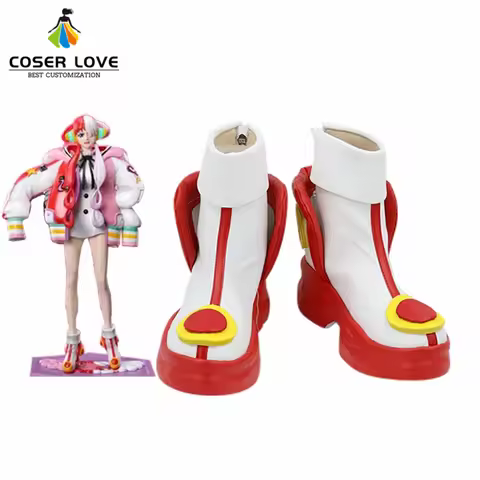 ONE PIECE Film Red UTA Boa Hancock Shanks Monkey D. Luffy Custom Cosplay Boots shoes for Halloween C