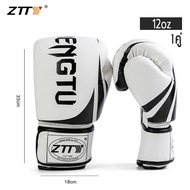 พร้อมส่ง ZTTY นวมมวย2คู่ถูกๆ นวมชกมวย 10-16oz ซ้อมมวย มวย หนา6 ซม.หนัง PU 1 คู่ muay thai gloves นวม