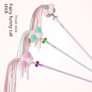 Fun cat stick plush combination bucket cat stick pet cat toy acrylic cat fairy cat stick toy