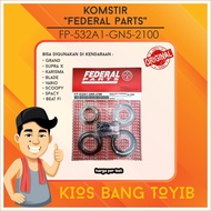 Steering Column GN5 Grand Supra Revo Blade Beat Vario Scoopy (FEDERAL PARTs Original) FP-532A1-GN5-2