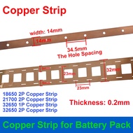 Copper Strip 0.2mm Thickness 18650 21700 32650 32700 Cells DIY Battery Pack LiFePO4 Spot Welding Con