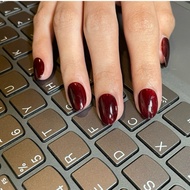 MERAH Make Cia - Red Cherry Jelly Press On Nails | Cherry false nails | Red false nails