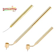 0.4/0.7mm Slanting Fine Line Writer Pen Aluminum Detailing Fluid Writer Pen Pen for Rock Chips 2 Pcs