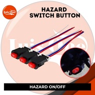 Universal Motorcycle Hazard Light Plug Switch ON/OFF Button Hazard Switch