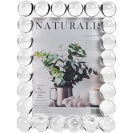 Crystal 5x7Inch Picture Frame Decor, Wedding Frame Tabletop Display, Display Pictures 5''x 7'', Come